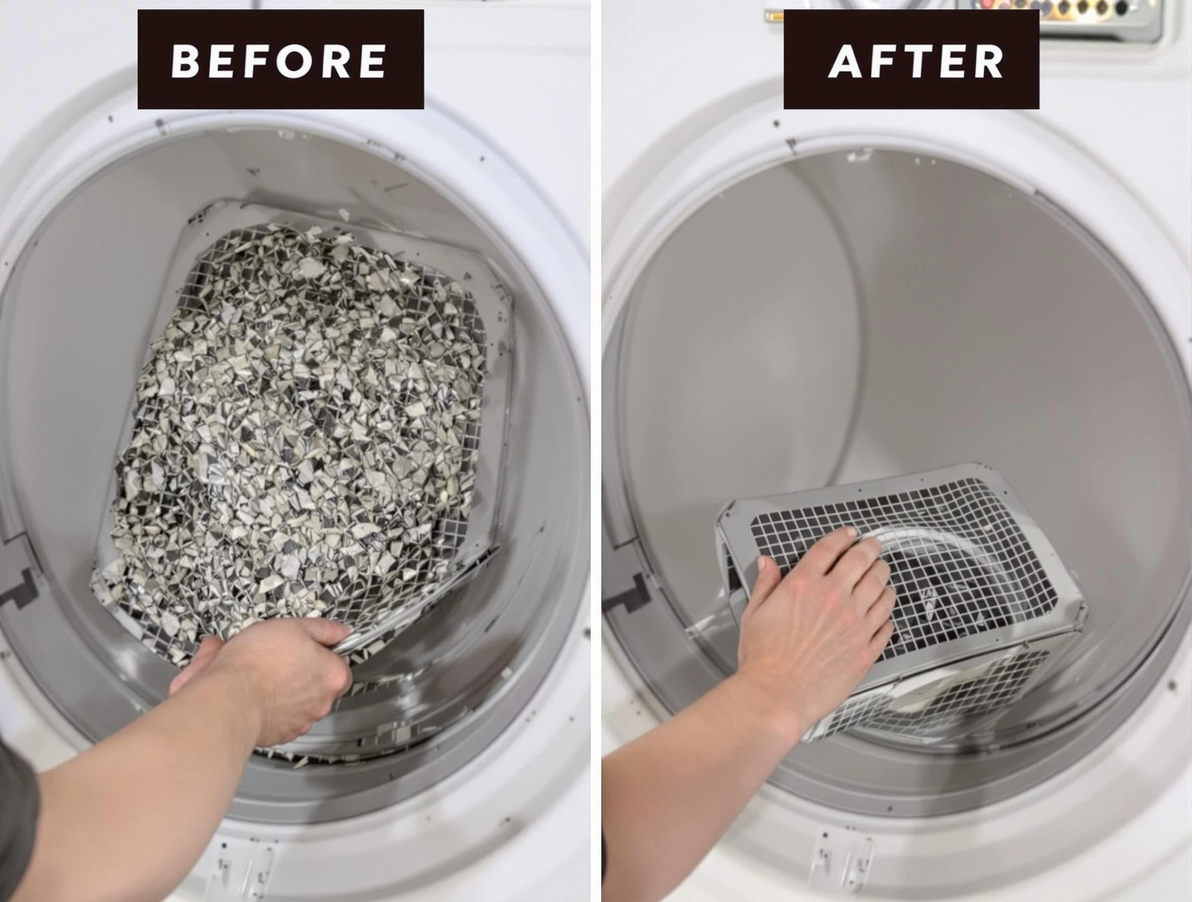 Professional lint trap cleaning by Federal Heights Dryer Vent Cleaning in Federal Heights