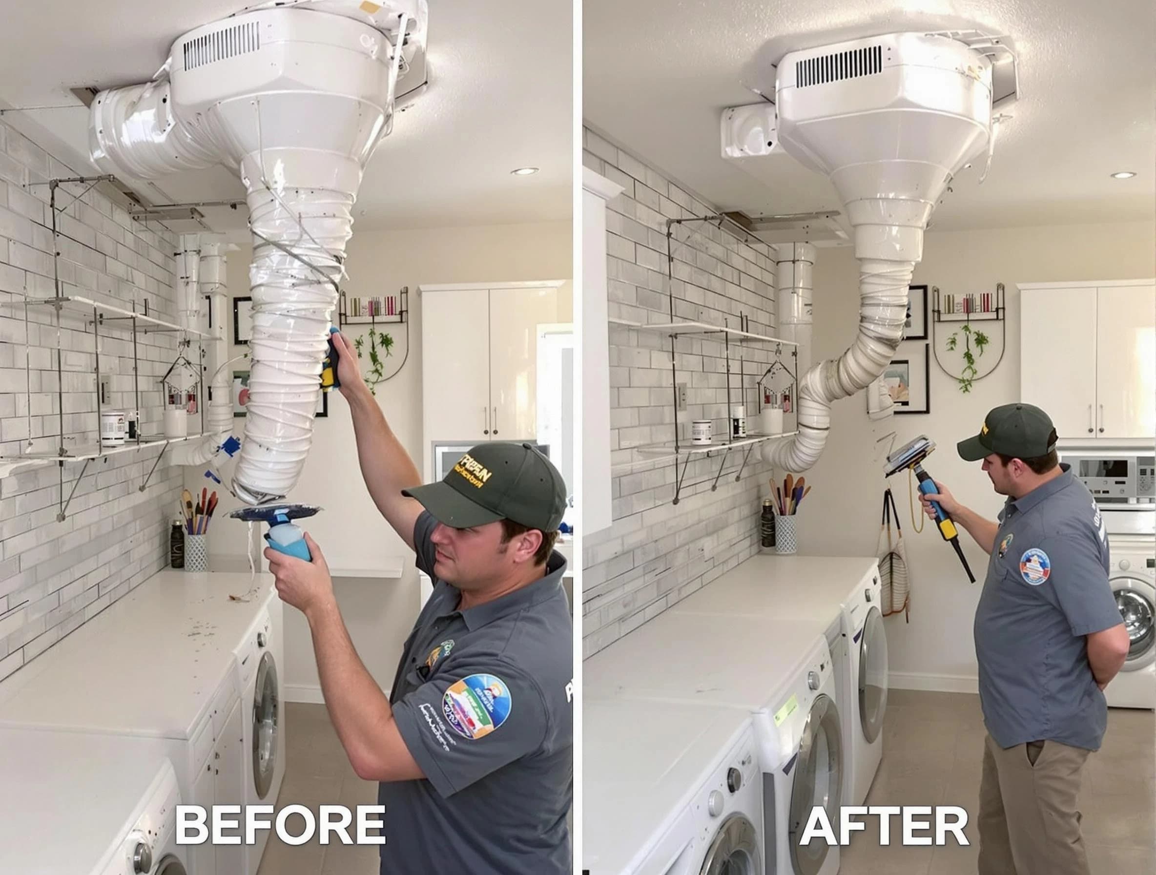 Professional dryer exhaust vent cleaning by Federal Heights Dryer Vent Cleaning in Federal Heights