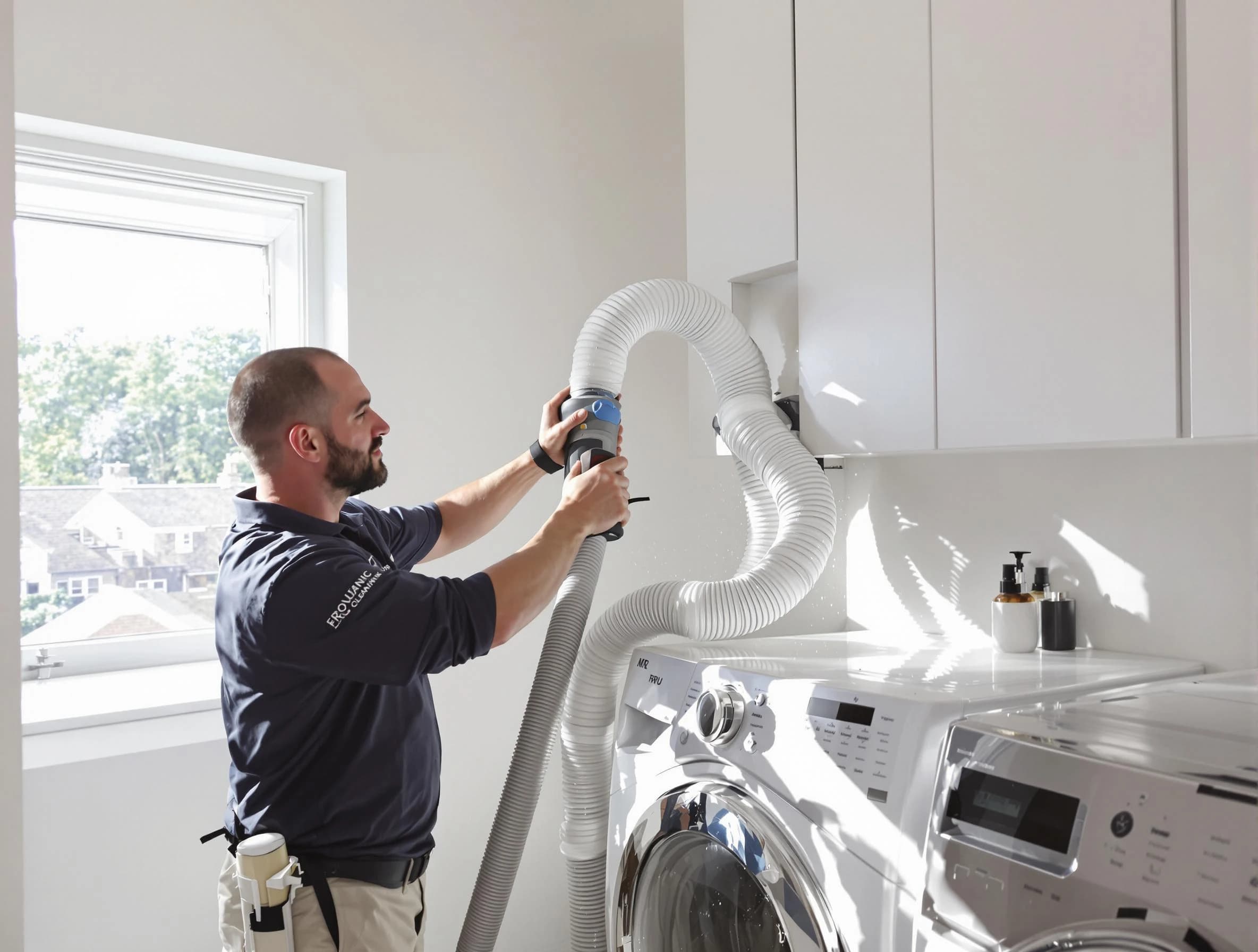 Certified Federal Heights Dryer Vent Cleaning technician performing dryer vent cleaning in Federal Heights