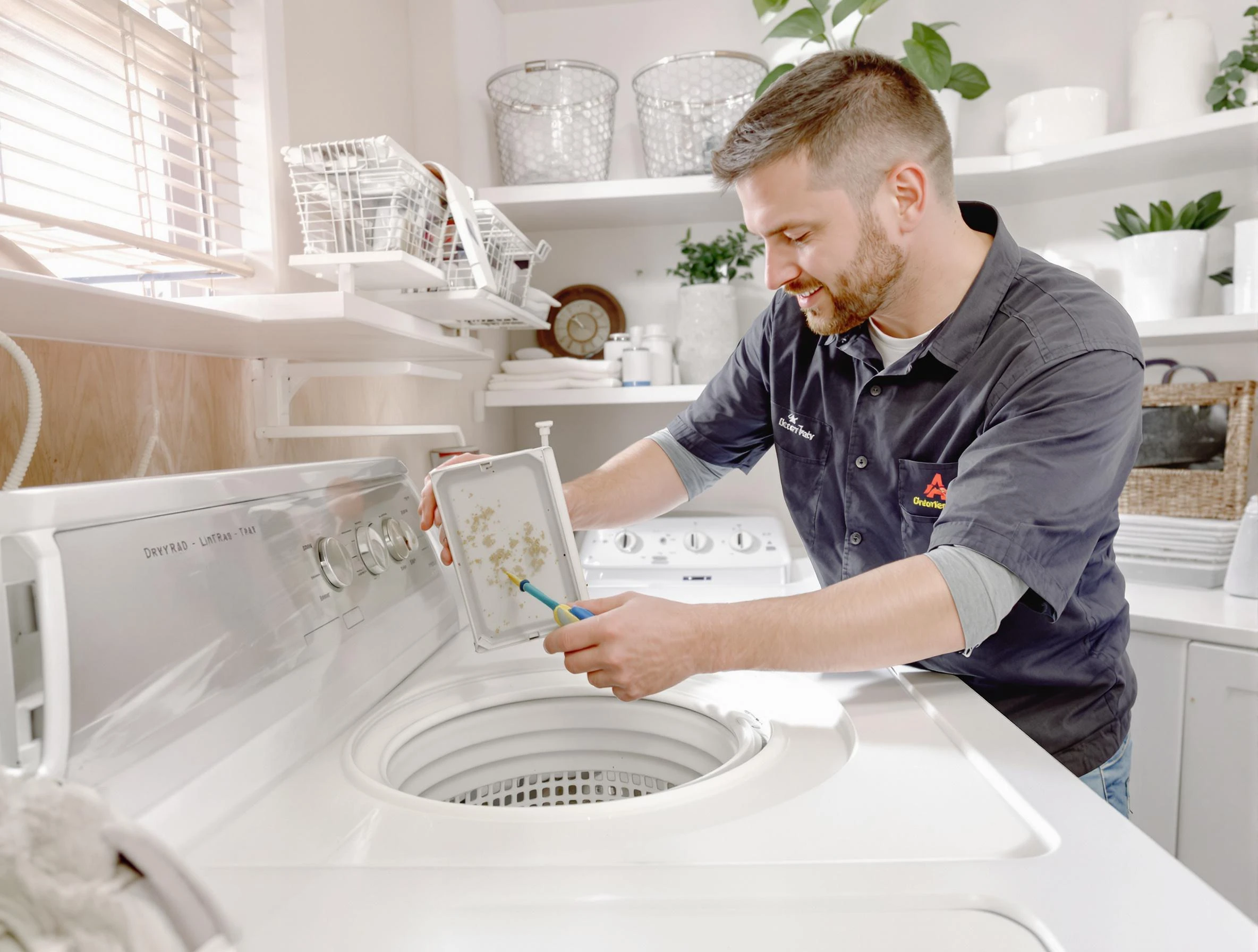Cleaning Dryer Lint Trap in Federal Heights